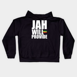 Jah Will Provide Rasta Reggae Rastafari Kids Hoodie